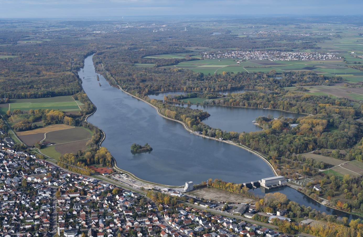 Luftbild des Stadtbezirks 05 - Südwest der Stadt Ingolstadt // Foto: Stadt Ingolstadt/Schalles